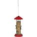 1PACK North States Red Plastic Tube Bird Feeder