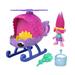 Imaginext Dreamworks Trolls Poppy Figure And Toy Helicopter For Preschool Pretend Play 4 Pieces