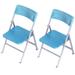 2pcs Folding Mini Chair Dolls Folding Chair Mini House Folding Chair Miniature Furniture