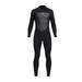3mm Neoprene Wetsuit Full Body Long Sleeve Zip Diving Suit for Snorkeling Surfing Swimming - Black XXL Man