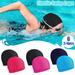 2/4/6Pcs Elastic Swim Caps Colored Swim Hat Comfortable Fabric Swimming Hat Non-slip Swimming Cap Lightweight Bathing Caps for Kids Women Men