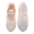 NUOLUX Shoes Ballet Dance Sole Dancing Practicegirls Toddler Lightweight Shoe Lace Free Yoga Slipper Gym Bell Pocket Satin