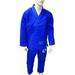 Woldorf USA Brazilian Jiu Jitsu Kimono Pearl Weave Gi Competition Uniform Blue with Rip Stop Pants Size 6 A4 Pre-Shrunk Ultra Light Weight Uniforms