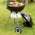 Ruya Company 18" Kettle Charcoal Grill Cast Iron in Black/Gray | 23.23 H x 18.11 W x 18.11 D in | Wayfair yq-y4254