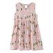 Youmylove Dresses For Girls Toddler Summer Sleeveless Cartoon Leaves Flower Prints Princess Dress Casual Dress Home Wear