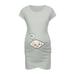 Winter Midi Dresses Women Women sleeveless Pregnancy Maternity Dress Cartoon Letter Print Dress Nusring Footless Tights for Women