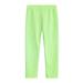 LOVEBAY Little Girls Solid Color Leggings Soft Stretch Leggings Kids Skinny Pants Trousers Basic Stretch Pants Footless Tights Size 1-2 Years