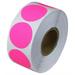 3/4 inch Round Color-Coded Dot Stickers Labels for Inventory & Quality Control (Pink / 1 Roll of 300 Labels)