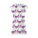 HAPIMO Girls s Knee Length Dress Stripe Star Print Short Sleeve Relaxed Comfy Round Neck Independece Day Ruffle Hem Cute Holiday Lovely Princess Dress White 8-9Y