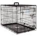 Tucker Murphy Pet™ Two Door Provalue Wire Dog Crate, 30 Inch, For Pets 30-50 Lbs, Rubber in Black | Wayfair 119E3001F9024338B30EAD6FDC06A50A