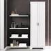 Latitude Run® Nadyne Bathroom Storage Manufactured Wood in White | 23.31 W x 16.91 D in | Wayfair BB02BAA0EC634C789113B4E8D90A399A