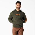 Dickies Men's Water Repellent Workwear Graphic Hoodie - Moss Green Size 2Xl (TW22D)