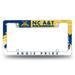 North Carolina A&T University Aggies Metal License Plate Frame Chrome Tag Cover All Over Design 6x12 Inch
