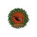 Rico Industries Oregon State College Personalized Holiday/Christmas Decor Wreath Shape Cut Pennant - Home and Living Room DÃ©cor - Soft Felt EZ to Hang