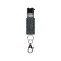 SABRE Pepper Spray with Snap Clip Keychain Jeweled Monochromatic Design Black