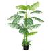 Pack of 2 5Ft (64.5 )Artificial Palm Tree Plant Plastic None Palms Artificial Trees Greenery for Modern Home Office Living Room Floor Decor Indoor
