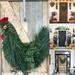 Moonsky tulipanes blancos Rooster Wreath Festive Decoration Chicken Wreath Indoor and Outdoor Decoration Pendant Rooster Chicken Wreath