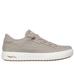 Skechers Women's Arch Fit Arcade - Meet Ya There Sneaker | Size 8.0 | Taupe | Textile | Vegan | Machine Washable