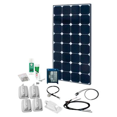 PHAESUN Solaranlage "SPR Caravan Kit, Solar Peak LR1218 120 W" Solarmodule schwarz-weiß (schwarz, weiß) Solartechnik
