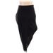 ASOS Casual Midi Skirt Calf Length: Black Print Bottoms - Women's Size 2