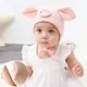 Bonnet de cochon rose pour bébé de 0 à 2 ans casquette unisexe accessoire de photographie pour
