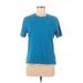 Nike Active T-Shirt: Blue Activewear - Women's Size Medium