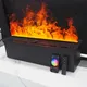 Modern remote control electric fireplace Mute water mist electric decorative fireplace humidifier