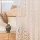 NAPEARL 1 Piece Modern Jacquard Design Sheer Curtains European Style Window Treatment Tulle Fabrics