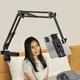 Tablet Stand for Bed Aluminum Arm Cell Phone Clamp Clip Overhead Mount Stand for iPad Mipad Galaxy