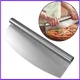 30cm Stainless Steel Pizza Cutter Commercial Pizza Half Moon Shaker Hob Semicircle Shaker