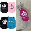 Summer Pet Clothes Solid Print Puppy Cat Vest for Cats Cool Breathable Kitten Pajamas Sphynx Persian