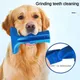 High Tensile Silicone Dog Toothbrush Chew Toy with Food Container- Keeps Teeth Clean Gums Healthy