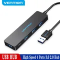 Vention High Speed 4 Ports USB 2.0 Hub USB Port USB 3.0 HUB Portable OTG Hub USB Splitter for Apple