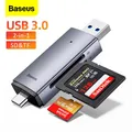 Baseus Kartenleser USB 3 0 Typ C zu Micro SD TF Speicher Kartenleser 2 in 1 Für PC Laptop zubehör