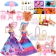 Kleid Picknick Miniatur Artikel für Barbie Kleidung Zubehör bjd blyth Puppenhaus Möbel