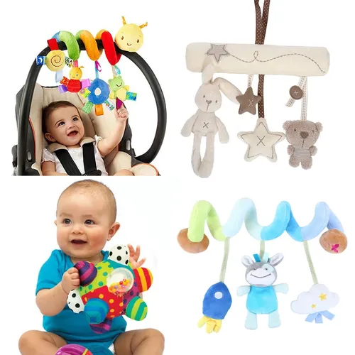 Weichen Säuglings Krippe Bett Kinderwagen Spielzeug Spirale Baby Spielzeug Für Neugeborene Auto Sitz