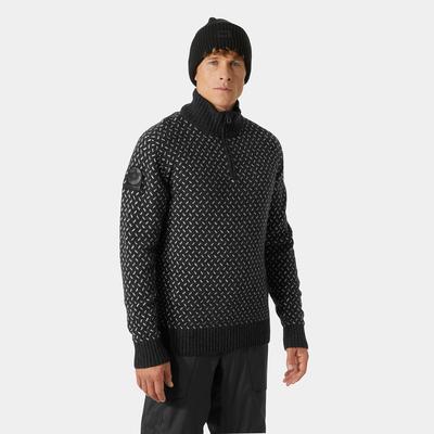 Helly Hansen Herren Arctic Ocean Icelander Wollpullver ½-reißverschluss M