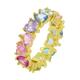 Fashionbox Ring Messing Kristall Mehrfarbig Diamantiert (Größe: 052 (16,6))