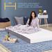 Heyward 6 in Memory Foam Mattress Portable Bi-Layered Trifold Mattress