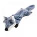 Prettyui Pet Dog Squeaky Toy No Stufffed Squeaky Plush Dog Toy For Small Dogs Wolf-dog Shape Chew Toys Pet Interactive Accessories