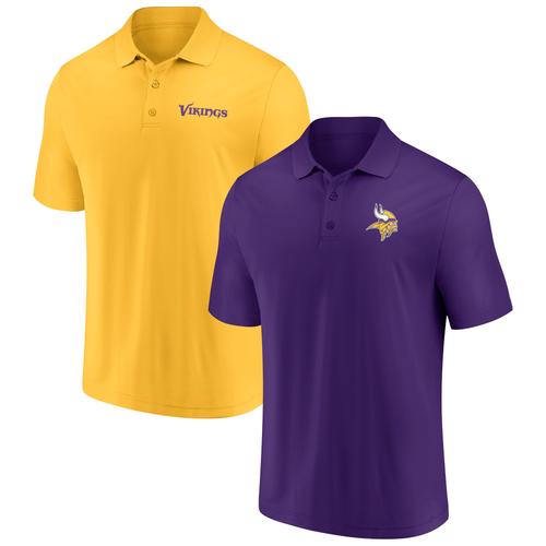 Lila/Gold Minnesota Vikings Dueling Polo-Set im 2er-Pack für Herren