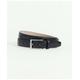 Brooks Brothers Men's Leather Embossed Belt | Black | Size 34