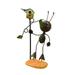 Farfi Miniature Sculpture Delicate Beautiful Vivid Image Handmade Gifts Iron Mini Reading Ant Decoration Home Decor (Type K)