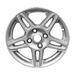 KAI 15 X 6 Reconditioned OEM Aluminum Alloy Wheel Al Painted Silver Fits 2017-2019 Ford Fiesta Hatchback