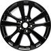 KAI 18 X 7.5 Reconditioned OEM Aluminum Alloy Wheel All Painted Gloss Black Fits 2016-2018 Nissan Altima