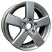 KAI 16 X 6.5 New Aluminum Alloy Wheel Replica All Painted Silver Fits 2008-2010 Volkswagen Jetta