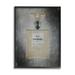 Stupell Industries Dark Fashion Brand Perfume Bottle Beauty & Fashion Painting Black Framed Art Print Wall Art