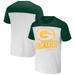 Men's NFL x Darius Rucker Collection by Fanatics White/Green Green Bay Packers Colorblocked T-Shirt