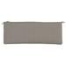 Replacement Bench Cushion Box Edge 45x17.5 - Select Colors - Canopy Stripe Granite/White Sunbrella - Ballard Designs Canopy Stripe Granite/White Sunbrella - Ballard Designs