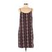 One Clothing Casual Dress - Shift: Black Fair Isle Dresses - Women's Size Medium